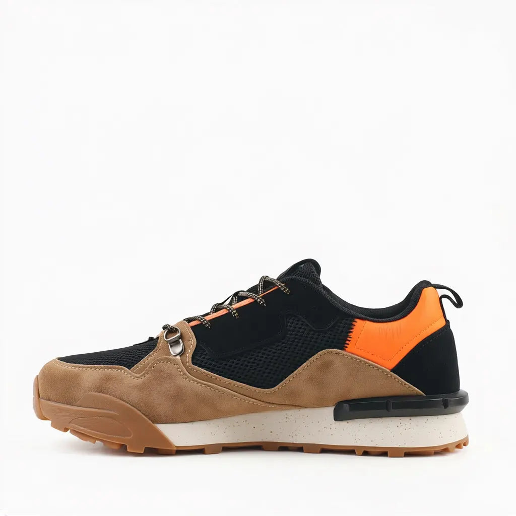 Hybrid Mens Premium Field Speedm Sneakers In Black & Brown