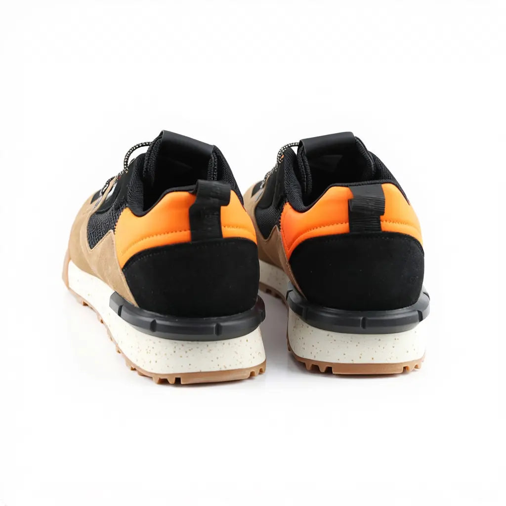 Hybrid Mens Premium Field Speedm Sneakers In Black & Brown