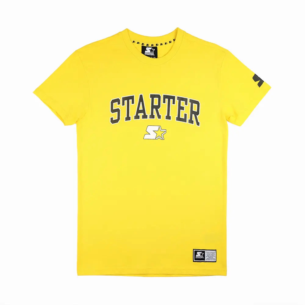 Starter Mens Fashion Logo T-Shirt In Yellow