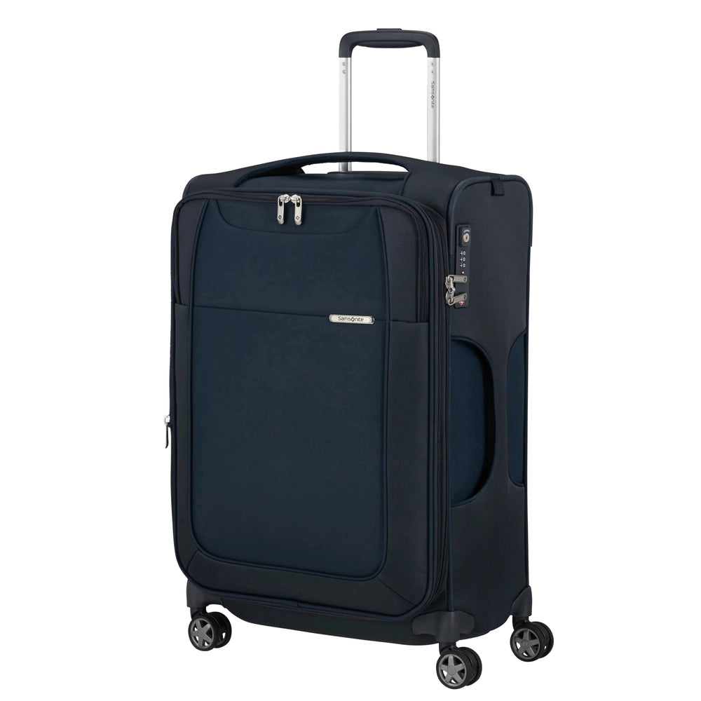 Samsonite D'Lite Spinner Trolley Luggage Bag In Midnight Blue
