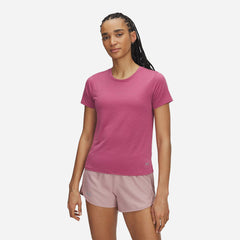 Under Armour Womens Launch Shortsleeve T-Shirts In Pink