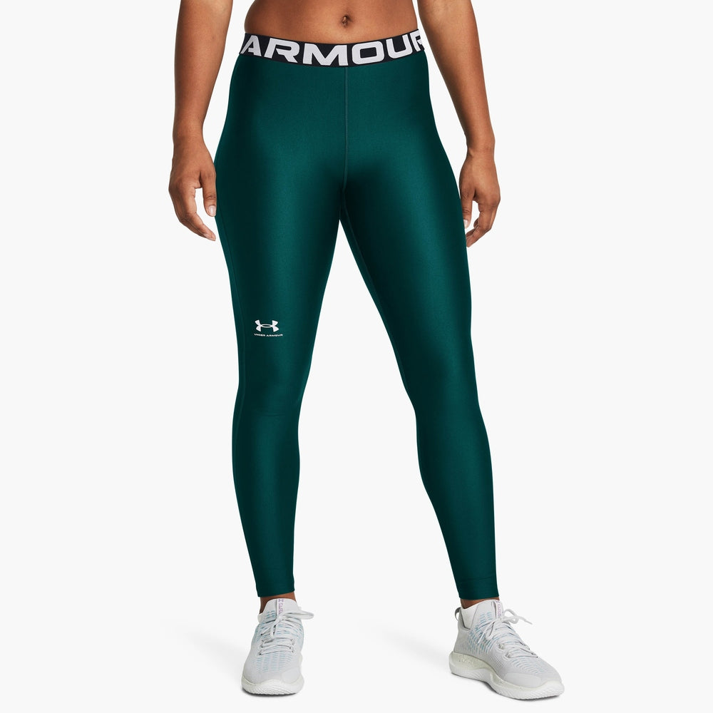 Under Armour Womens Heat Gear Authentics Legging In Green