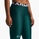 Under Armour Womens Heat Gear Authentics Legging In Green