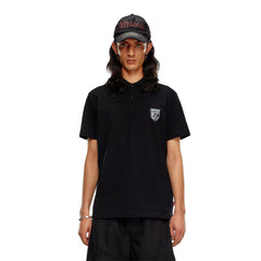 Diesel A150240Hpaj -M-T-Rejust-Tox Polo Shirt Black