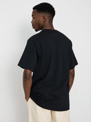 Converse Mens Star Chev Logo T-shirt In Black