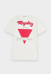 Replay Unisex White T-Shirt