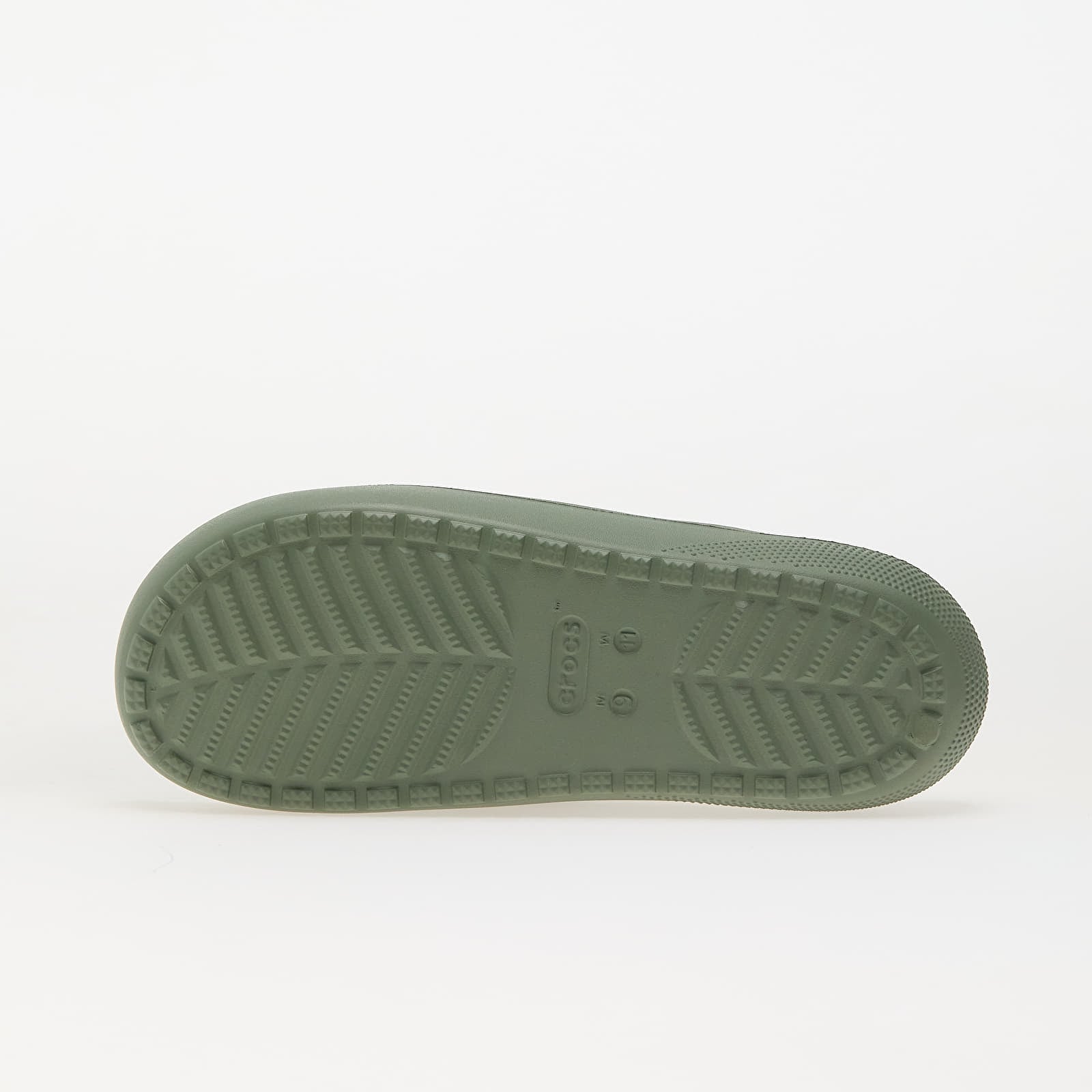 Crocs Unisex Classic V2 Slides In Moss
