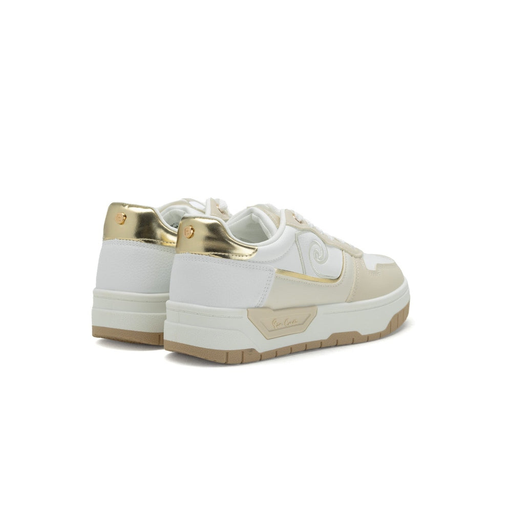 Pierre Cardin Arisa 3 Ladies Shoes In White & Beige