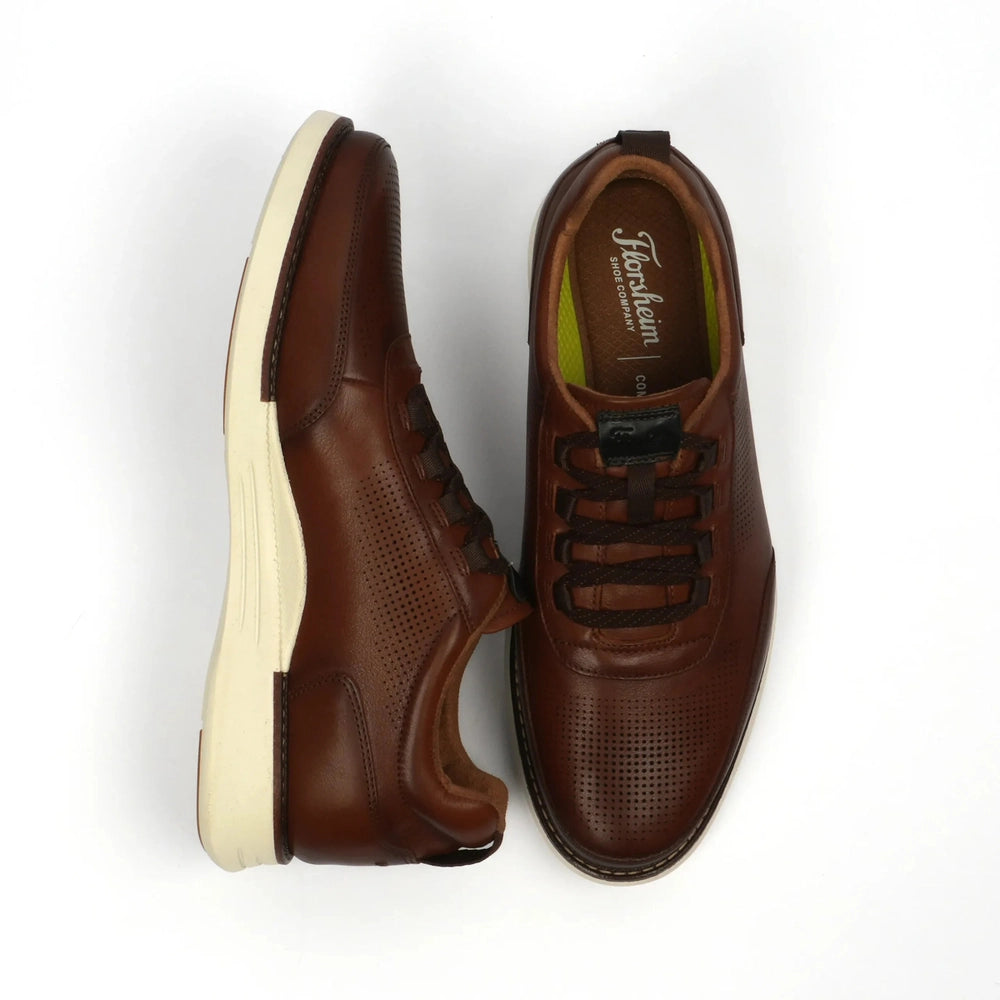 Florsheim Mens Launch Elastic Slip-On Shoes In Dark Brown