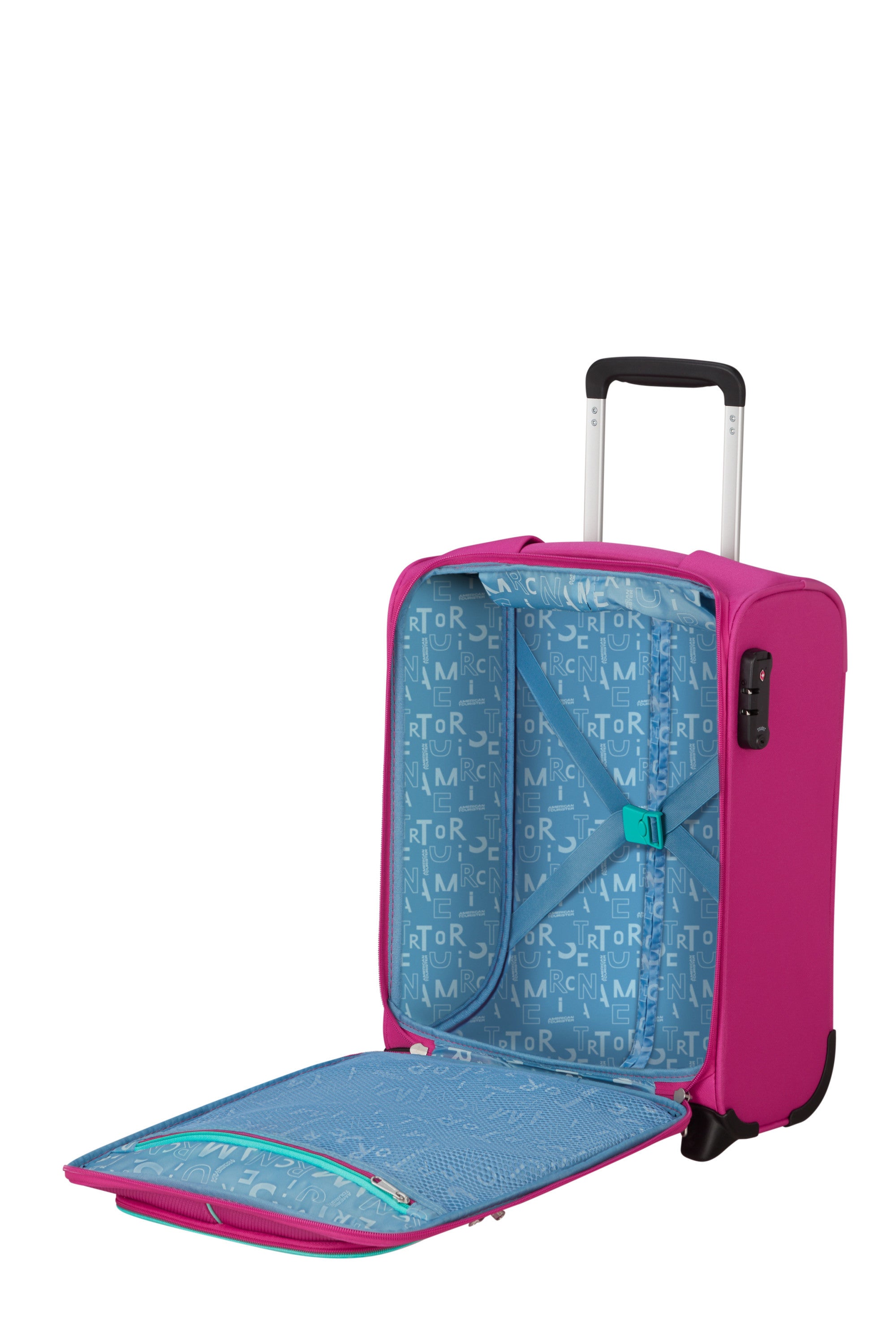 American Tourister Sea Seeker Upright Underseater Tsa In Deep Fuschia