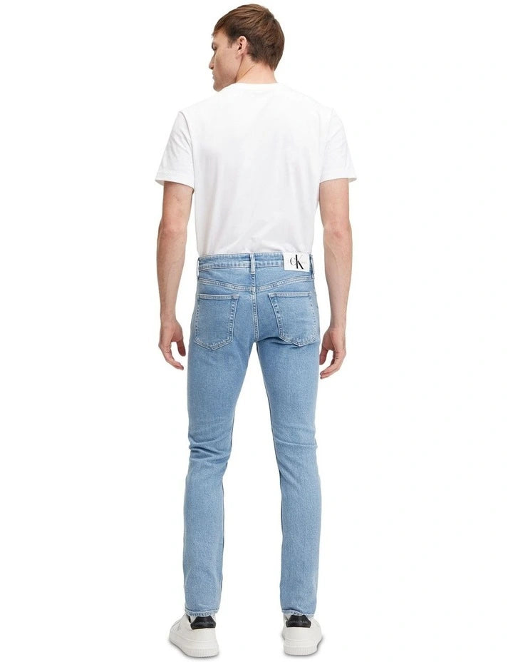 Calvin Klein Slim Taper Jeans In Denim Light