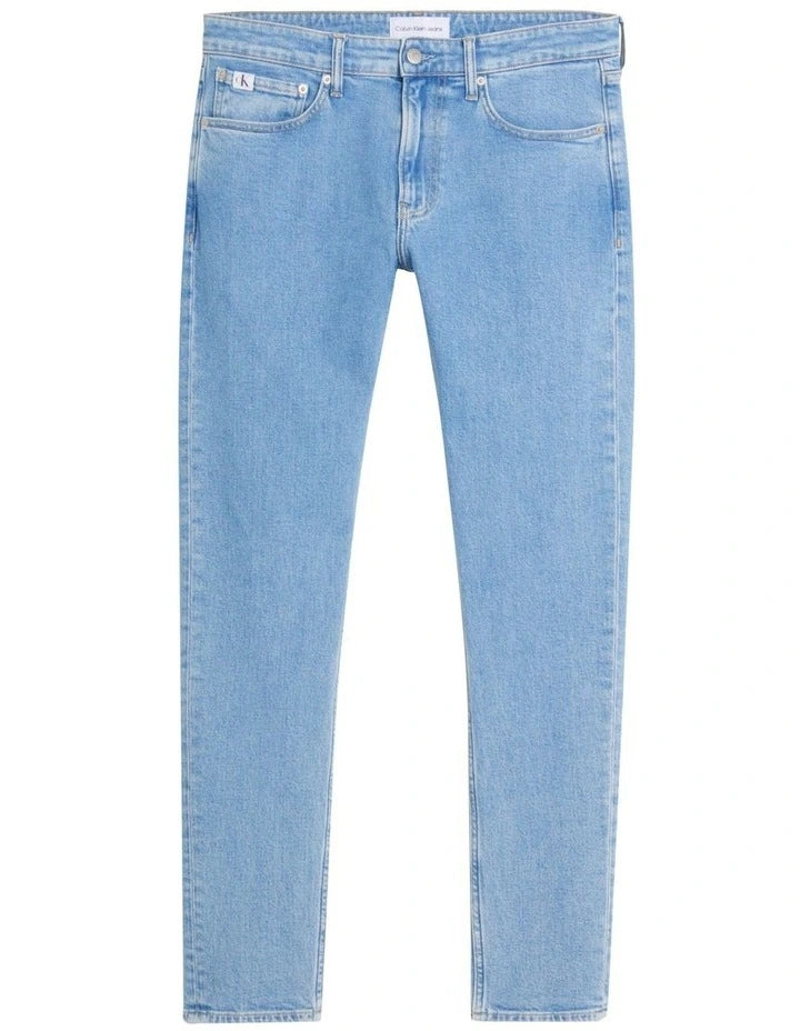 Calvin Klein Slim Taper Jeans In Denim Light