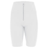 Freddy Womens High Waist Shorts In White
