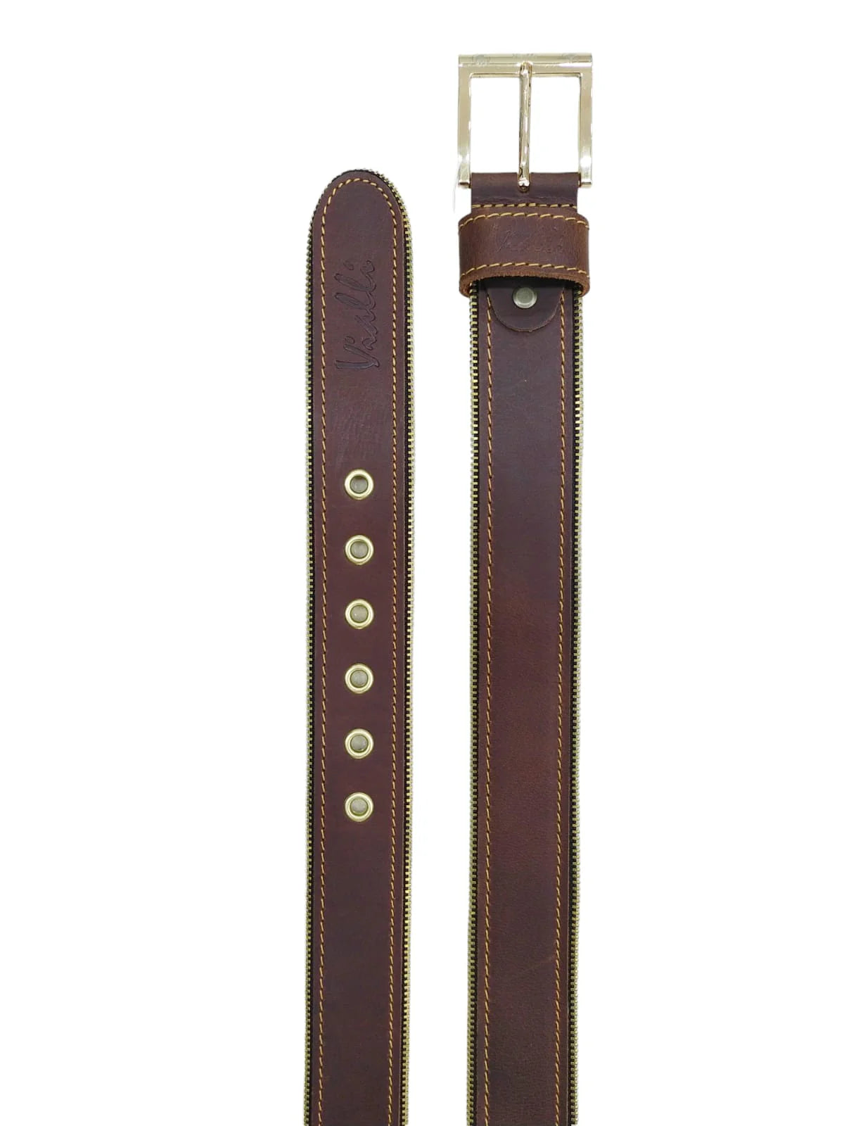 Vialli Mens Raso Belt In Brown