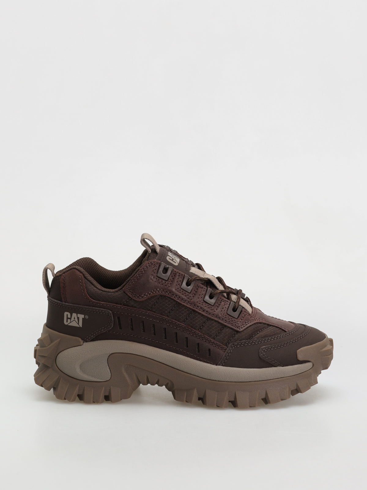 Caterpillar Mens Intruder Shoes In Coffee