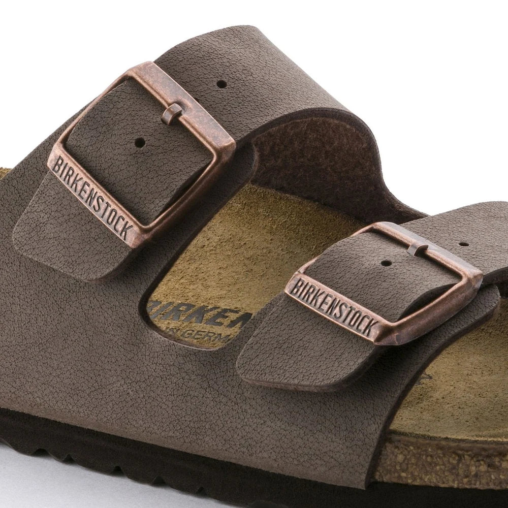 Birkenstock Unisex Arizona Birko-Flor Shoes In Mocha