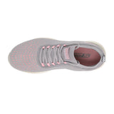 Skechers Womens Max Road 4 Shoes In Grey & Pink