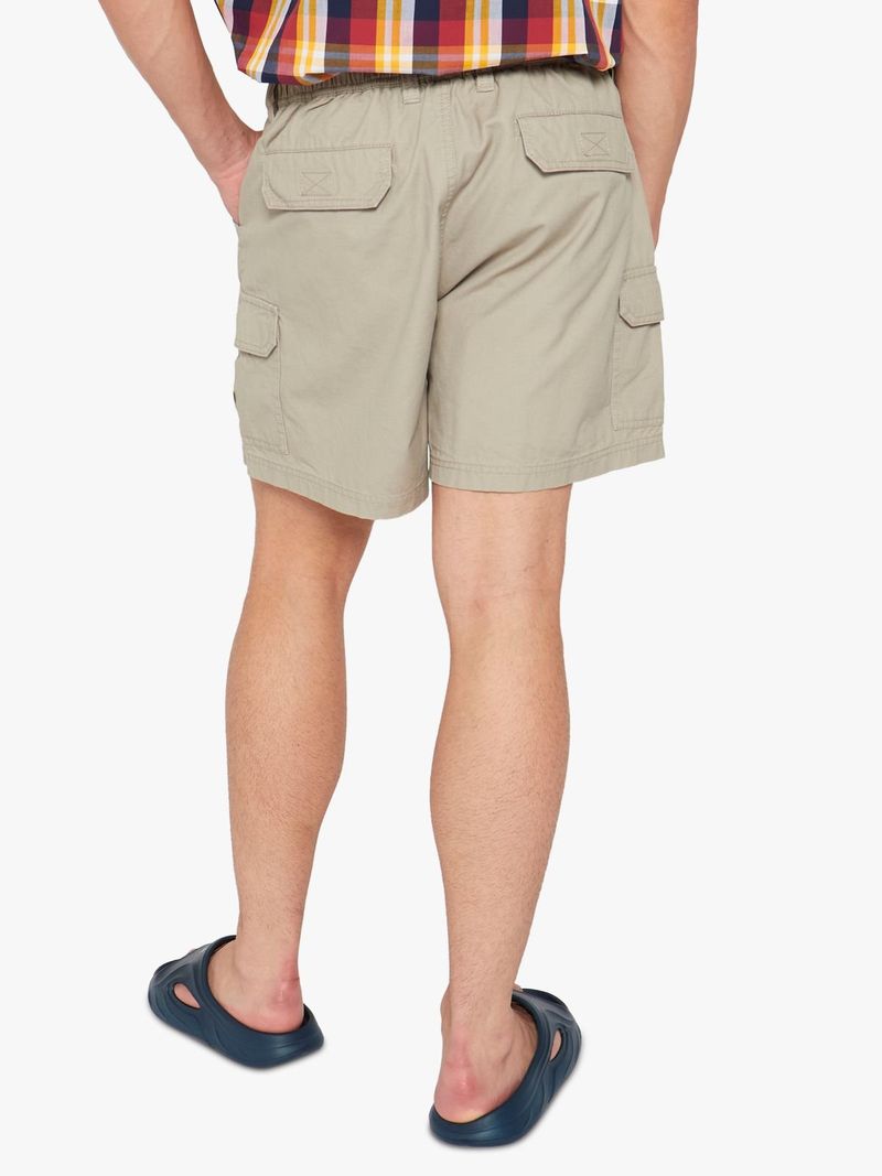 Jeep Jmic22173 M 14Cm Elasticated Cargo Short Khaki