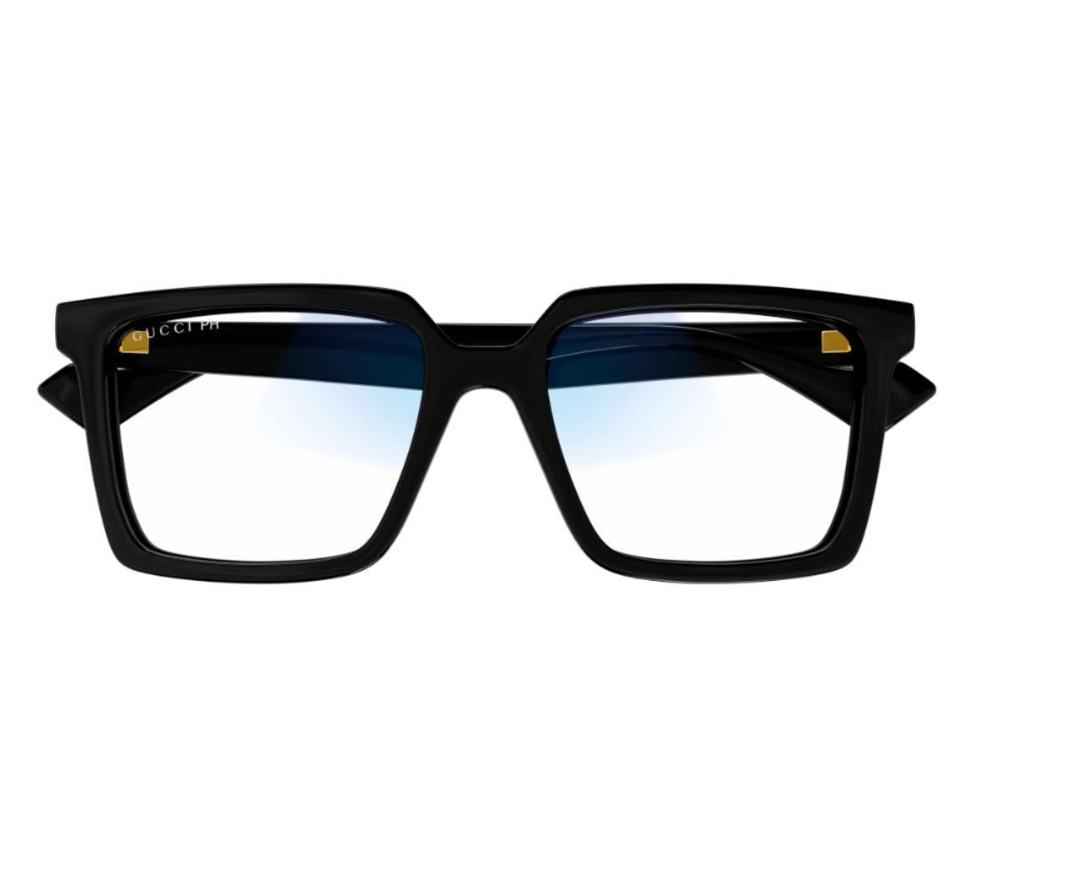 Gucci Mens Transparent Lense Sunglasses In Black