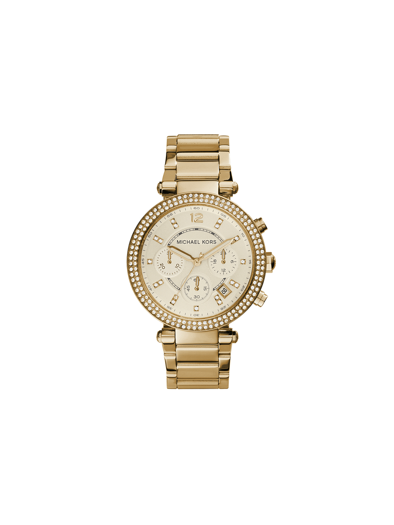 Michael Kors Sport Parker Gold Full Chrono Watch