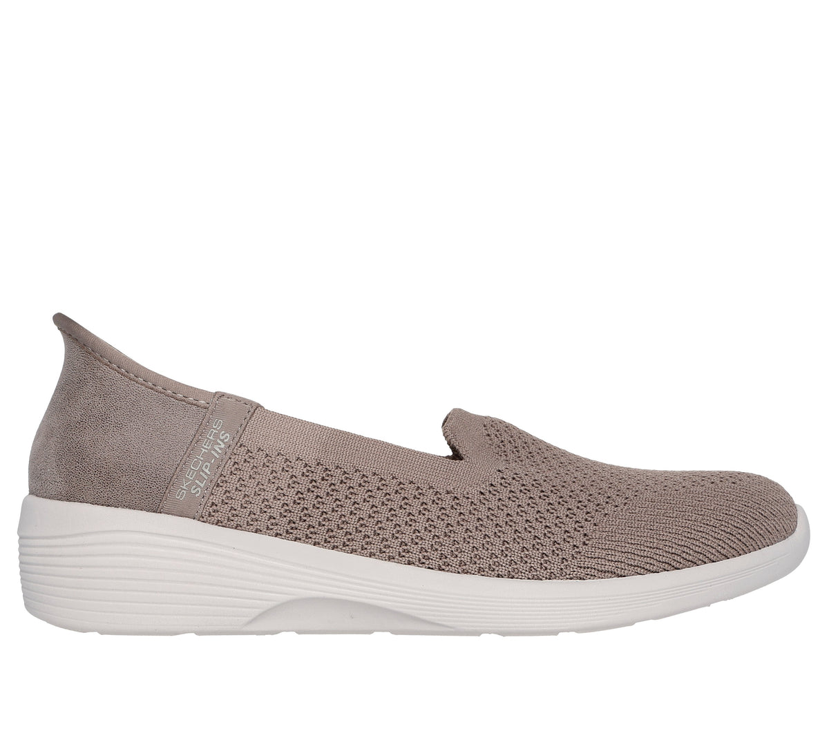 Skechers Womens Arya Skip-In Shoes In Taupe