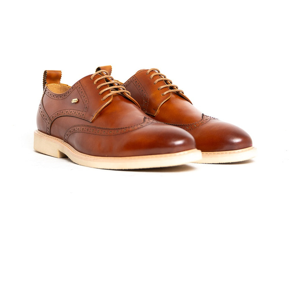 Barker Mens Henry Leather Formal Lace Up Shoe In Brown