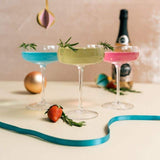 Champagne Coupe Set Of 4-Ripple