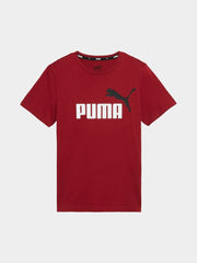 Puma 67923526 Mens Ess+ 2 Col Logo Tee Red