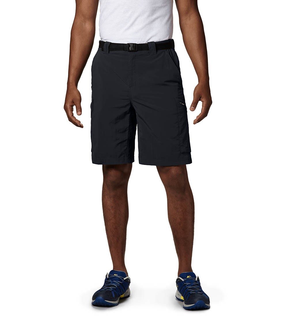 Columbia Mens Silver Ridge Cargo Shorts In Black