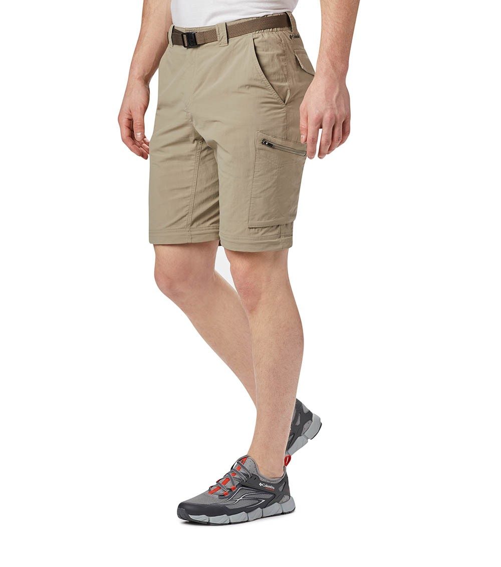 Columbia Mens Silver Ridge Convertible Pants In Beige