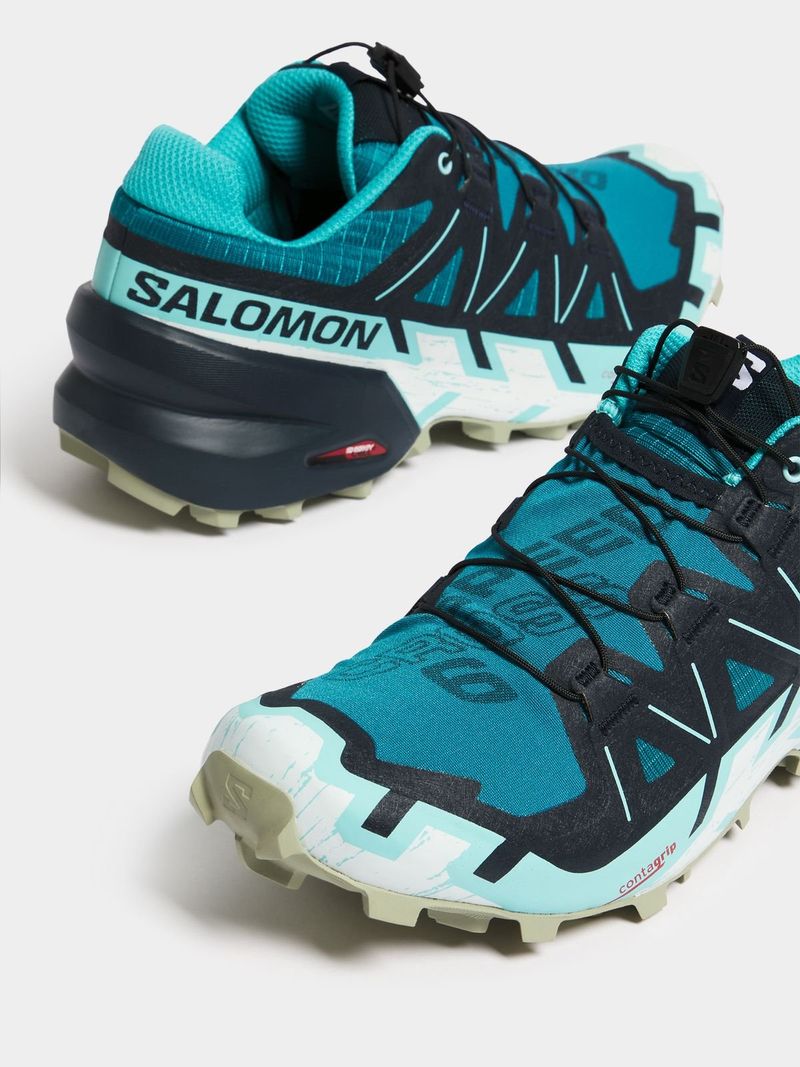 Salomon 474662 Womens Speedcross 6 Shoes Blue/Multi