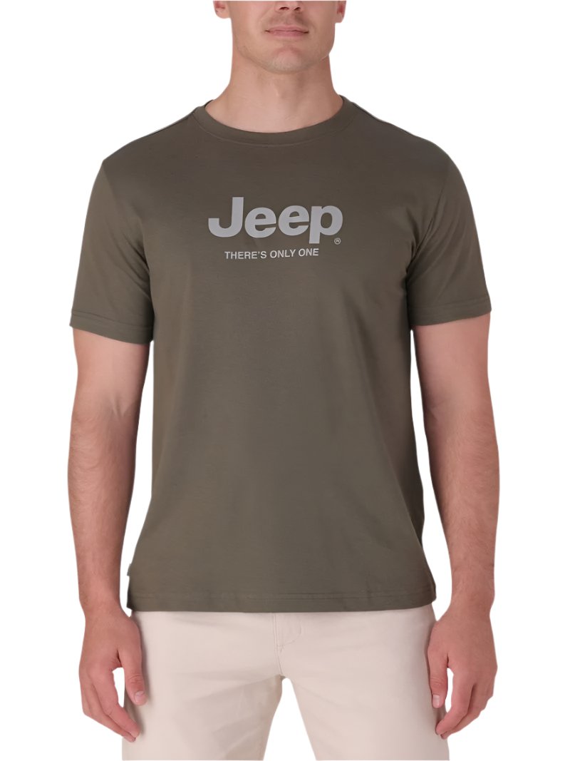 Jeep Jms24211 M Iconic Collection S/S Tee  Olive