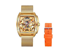 Ciga Z Series Gold Mesh Strap Watch