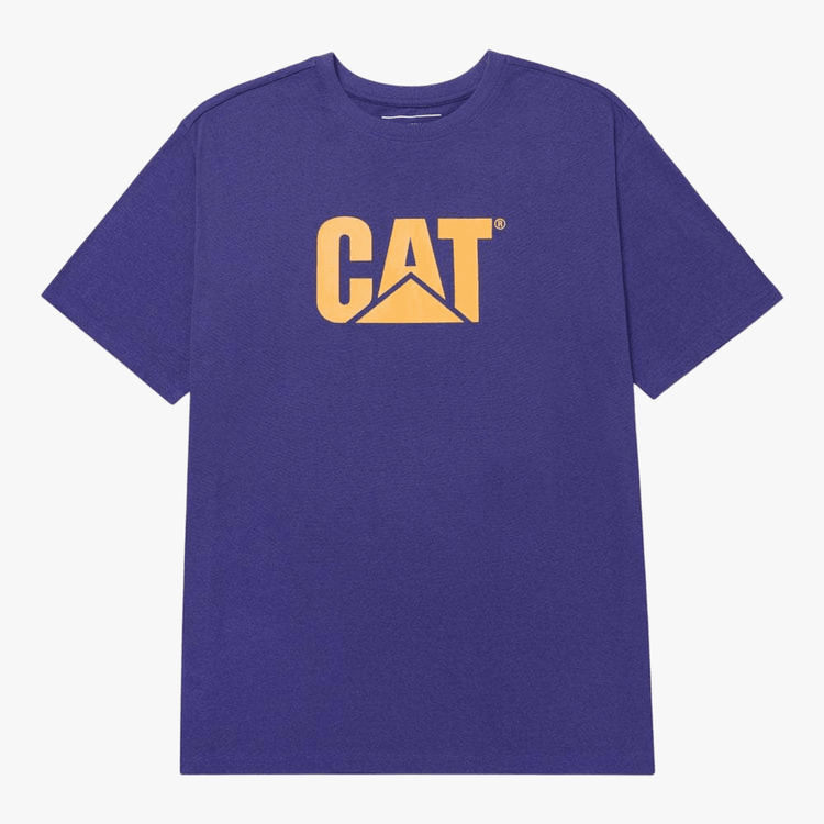 Caterpillar Blue Logo Tee