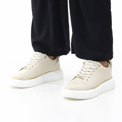 La Her Womens FD-21 Sneakers In Beige