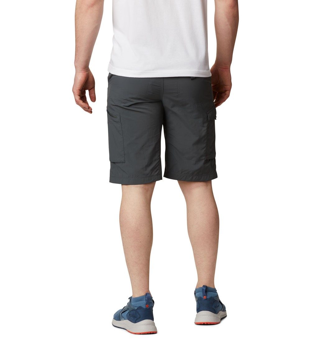 Columbia Mens Silver Ridge Cargo Shorts In Grill
