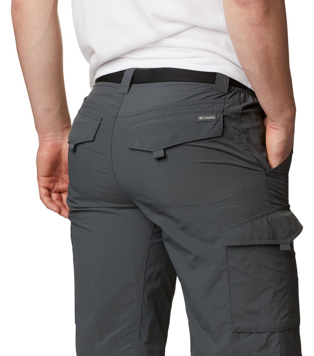 Columbia Mens Silver Ridge Cargo Shorts In Grill