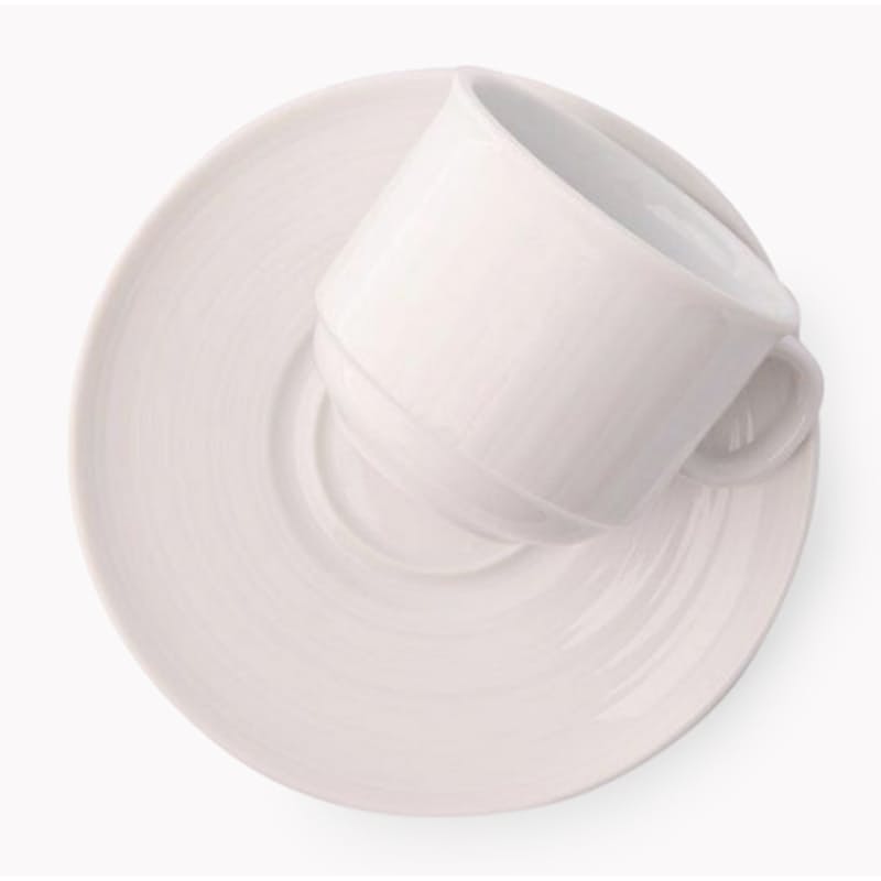 Carrol Boyes Halo Cup & Saucer In White