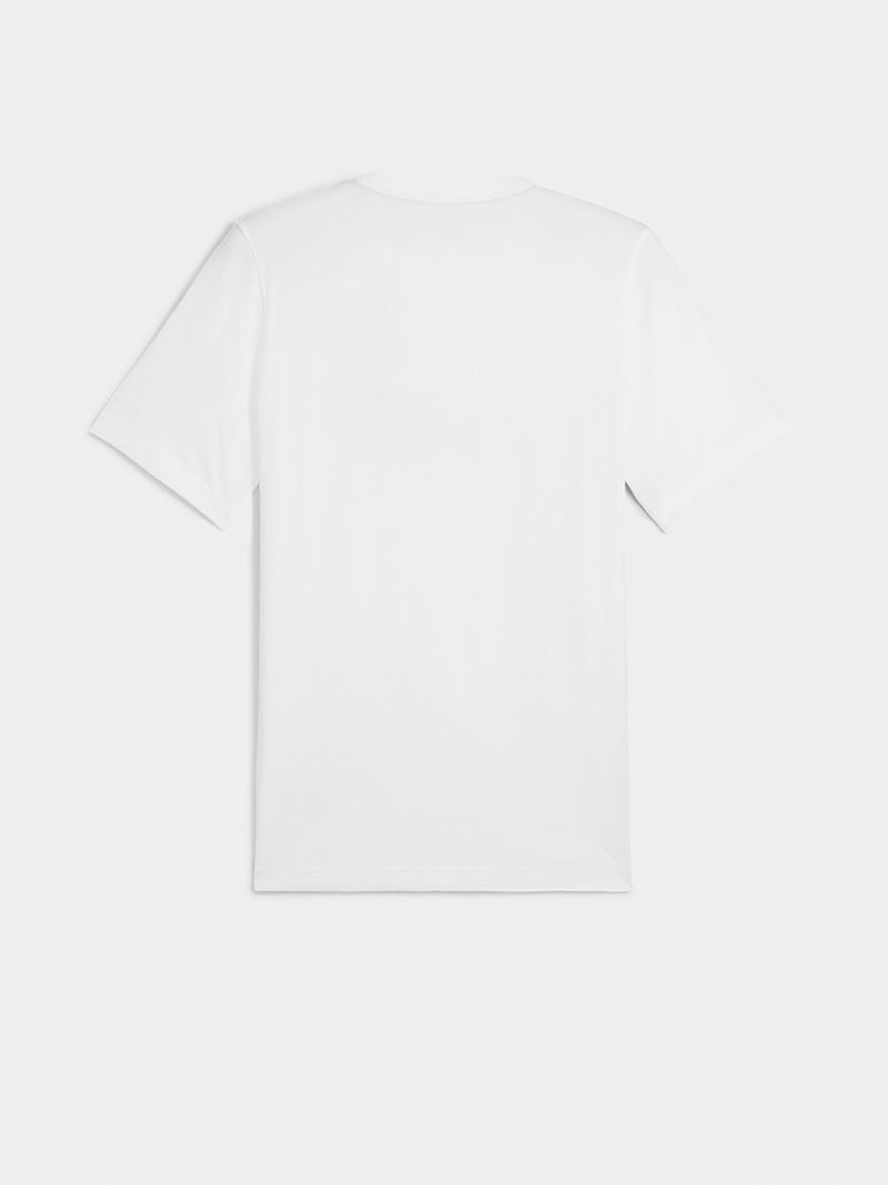 Puma 67923541 Ess 2 Col Logo Tee M White