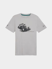 Puma Mapf1 Ess Car Graphic Tee Silver