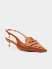 Miss Black Ladies Little 1 Heels Tan