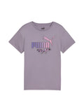 Puma Ess Graphic Kids Tee G Plum