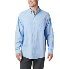 Columbia Mens Tamiami II Shirt In Light Blue