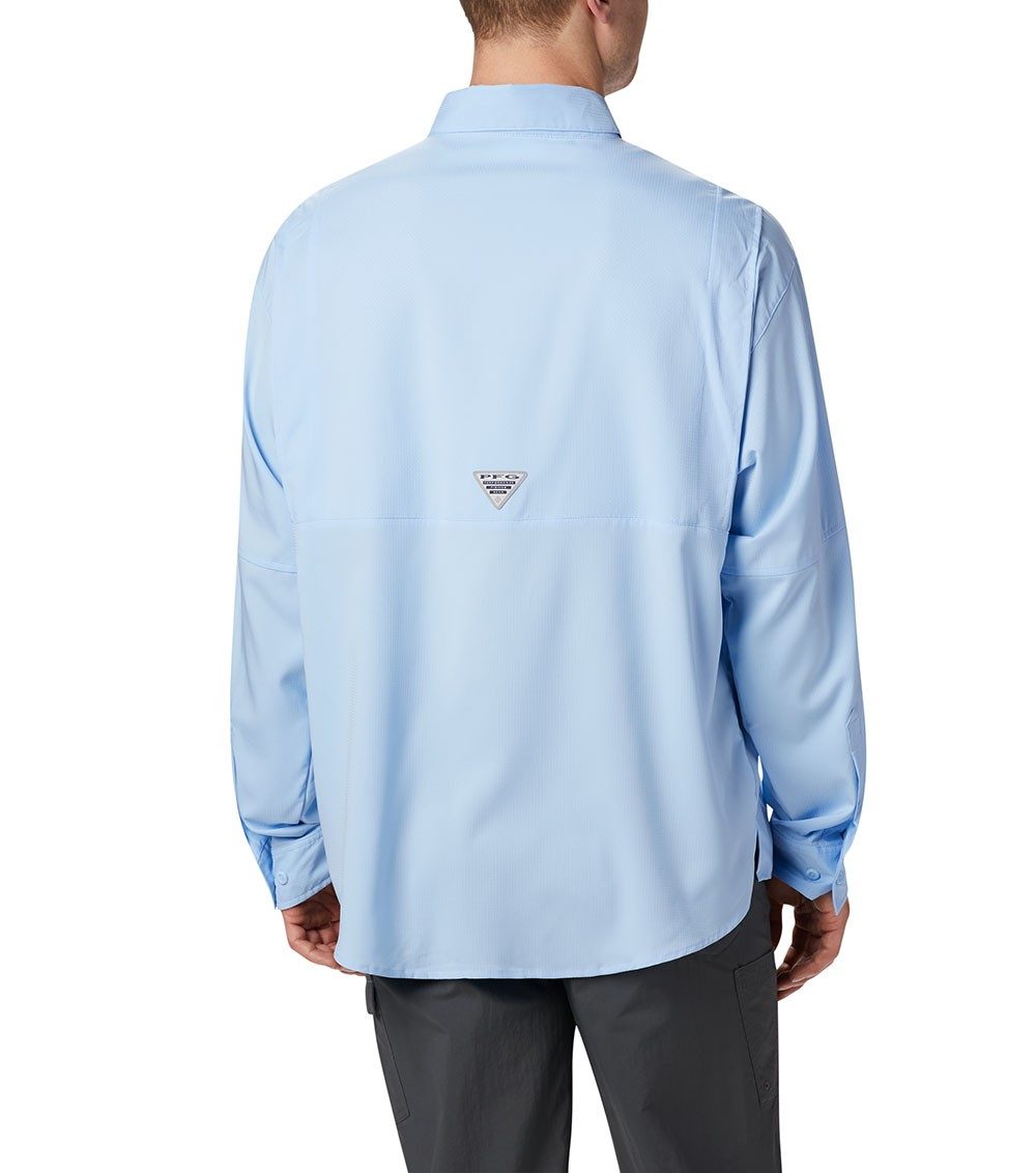 Columbia Mens Tamiami II Shirt In Light Blue
