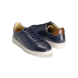 Florsheim Mens Social Sneakers In Navy & White