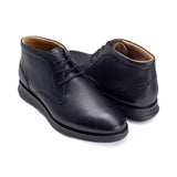 Florsheim Mens Launch Chukka Leather Shoes In Black
