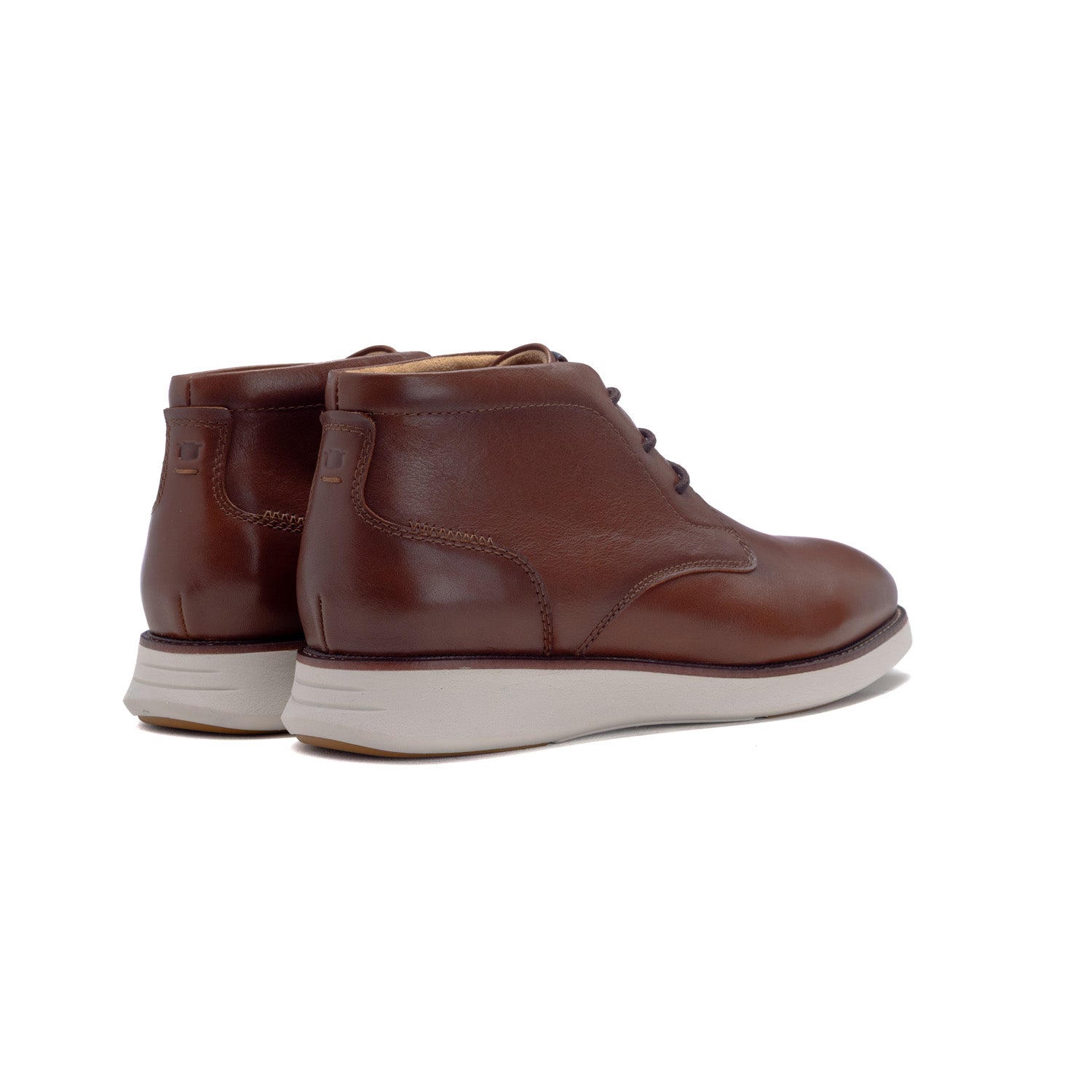 Forsheim Men Lauch Chukka Leather Shoes In Cognac