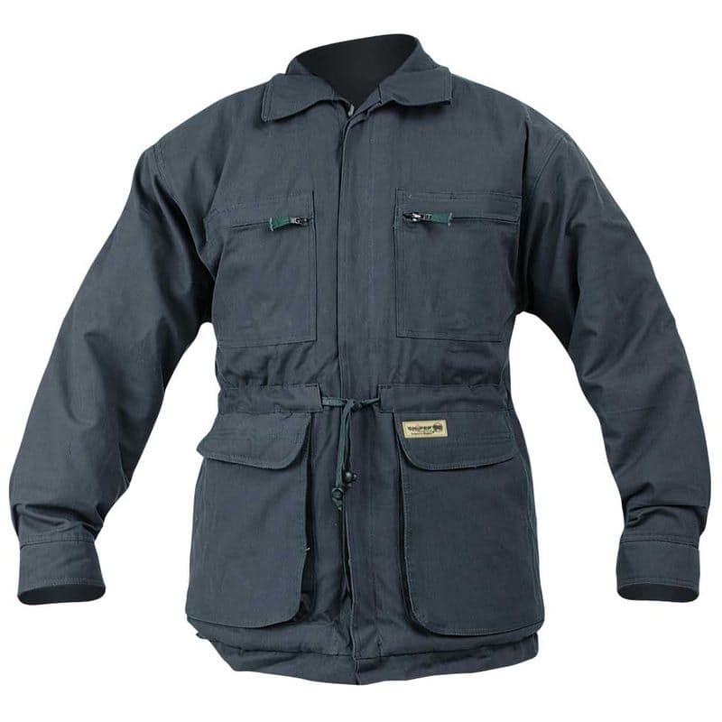 Sniper Mens Parka Jacket In Indigo