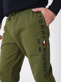 Tommy Hilfiger Mens Tommy Logo Sweatpants In Olive