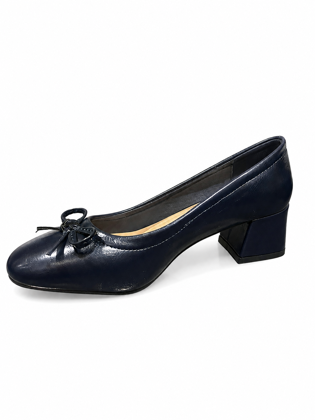Butterfly Feet Ladies Joleen 1 Block Heels In Navy